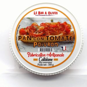 PAN CON TOMATE au POIVRON - Pots 300g