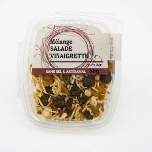 Mélange SALADE VINAIGRETTE en barquette - TERRIA - Grossiste alimentaire, Importateur, Fabricant d'olives, tapenade, fruits secs et épices