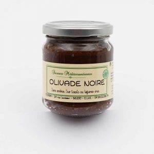 Olivade NOIRE en verrine SAVEURS MEDITERRANEENNES - TERRIA - Grossiste alimentaire, Importateur, Fabricant d'olives, tapenade, fruits secs et épices