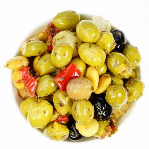Olives cocktail TAPAS - TERRIA - Grossiste alimentaire, Importateur, Fabricant d'olives, tapenade, fruits secs et épices