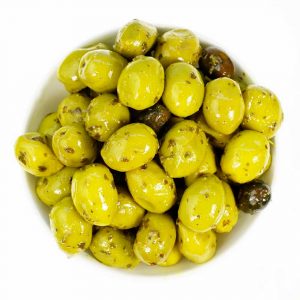 Olives cassées MADRAS - TERRIA - Grossiste alimentaire, Importateur, Fabricant d'olives, tapenade, fruits secs et épices