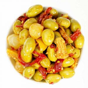 Olives cassées MEXICAINES - TERRIA - Grossiste alimentaire, Importateur, Fabricant d'olives, tapenade, fruits secs et épices