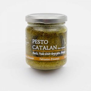 Pesto catalan aux amandes en verrine - TERRIA - Grossiste alimentaire, Importateur, Fabricant d'olives, tapenade, fruits secs et épices