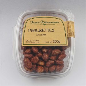 Pralinettes en barquette SAVEURS MEDITERRANEENNES - TERRIA - Grossiste alimentaire, Importateur, Fabricant d'olives, tapenade, fruits secs et épices